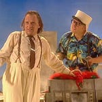 Image for the Comedy programme "Bottom 2001: A*** Oddity Live"