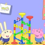 Image for episode "The Marble Run" from Animation programme "Peppa Pig"