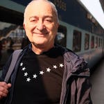 Image for the Travel programme "Around the World by Train with Tony Robinson"