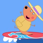 Image for episode "Surfing" from Animation programme "Peppa Pig"