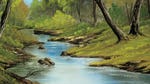 Image for episode "Whispering Stream" from Arts programme "The Joy of Painting"