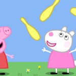Image for episode "Garden Games" from Animation programme "Peppa Pig"
