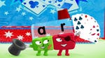 Image for episode "Card" from Childrens programme "Alphablocks"
