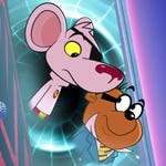 Image for episode "Masters of the Twystyverse" from Animation programme "Danger Mouse"