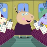 Image for episode "The Train Ride" from Animation programme "Peppa Pig"