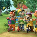 Image for episode "Bug Race" from Animation programme "Pip and Posy"
