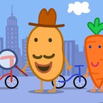 Image for episode "Detective Potato" from Animation programme "Peppa Pig"