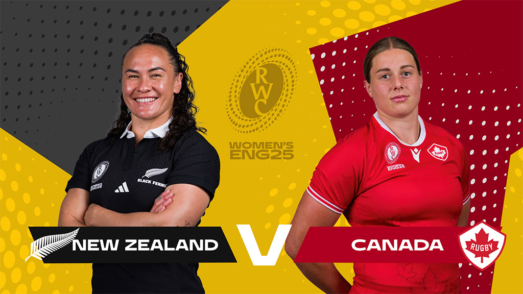 Women's Rugby World Cup 2025 poster
