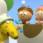 Image for episode "Help a Friend Time" from Animation programme "Tickety Toc"