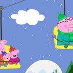 Image for episode "Snowy Mountain" from Animation programme "Peppa Pig"