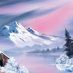 Image for episode "Winter Oval" from Arts programme "The Joy of Painting"