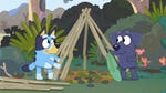 Image for episode "The Camping" from Childrens programme "Bluey"