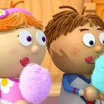Image for episode "Funfair Time" from Animation programme "Tickety Toc"