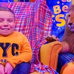 Image for episode "Lenny Rush - King Lion" from Childrens programme "CBeebies Bedtime Stories"