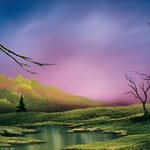 Image for episode "Blaze of Colour" from Arts programme "The Joy of Painting"