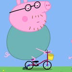Image for episode "Daddy Gets Fit" from Animation programme "Peppa Pig"