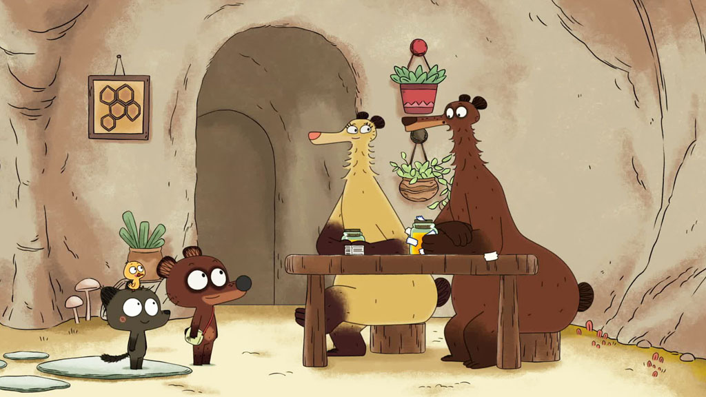 Pompon Am Mathan Beag (Pompon Little Bear) TV Show promotional image