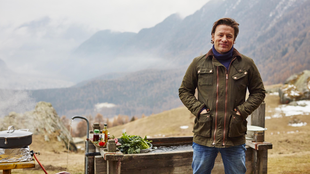 Jamie's Italian Christmas TV Show promotional image