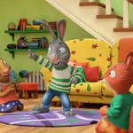 Image for episode "Wiggle for the Win" from Animation programme "Pip and Posy"