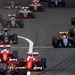 Image for episode "2016 Chinese Grand Prix: Highlights" from Motoring programme "Formula 1"