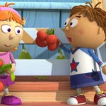 Image for episode "Dress Up Time" from Animation programme "Tickety Toc"