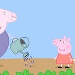 Image for episode "Gardening" from Animation programme "Peppa Pig"