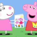 Image for episode "Suzy Goes Away" from Animation programme "Peppa Pig"