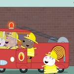 Image for episode "The Fire Engine" from Animation programme "Peppa Pig"
