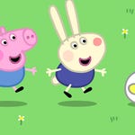 Image for episode "Bouncy Ball" from Animation programme "Peppa Pig"