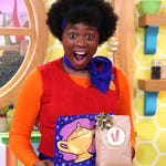 Image for episode "Aladdin and his Carpet" from Cookery programme "Big Cook Little Cook"