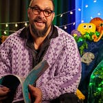 Image for episode "Jason Momoa-Tiddler" from Childrens programme "CBeebies Bedtime Stories"