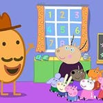 Image for episode "Super Potato" from Animation programme "Peppa Pig"