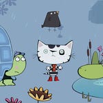 Image for the Animation programme "Wussywat the Clumsy Cat"