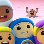Image for episode "Lake Retba, Senegal" from Animation programme "Go Jetters"