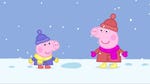 Image for episode "Snow" from Animation programme "Peppa Pig"