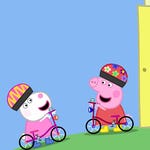 Image for episode "Scooters" from Animation programme "Peppa Pig"