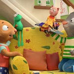 Image for episode "Flying Piggy Buggy" from Animation programme "Pip and Posy"