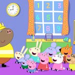 Image for episode "Mr Bull the Teacher" from Animation programme "Peppa Pig"