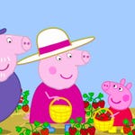 Image for episode "Strawberries" from Animation programme "Peppa Pig"