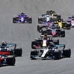 Image for episode "British F1 Gp 2018: Race Highlights 08.07" from Motoring programme "Formula 1"