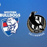 Image for episode "AFL: W Bulldogs v Collingwood" from Sport programme "Australian Football League"