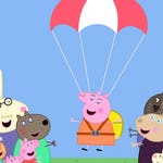 Image for episode "Parachute Jump" from Animation programme "Peppa Pig"