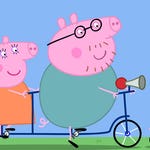 Image for episode "The Cycle Ride" from Animation programme "Peppa Pig"