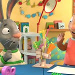 Image for episode "Goal!" from Animation programme "Pip and Posy"