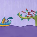 Image for episode "The Story of the Great Rains" from Animation programme "64 Zoo Lane"