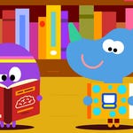 Image for episode "The Library Badge" from Childrens programme "Hey Duggee"