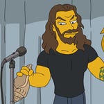 Image for episode "The Fat Blue Line" from Animation programme "The Simpsons"